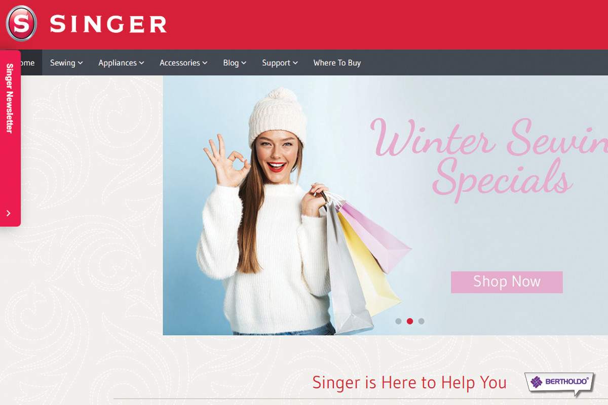 Loja virtual Singer Loja virtual Singer