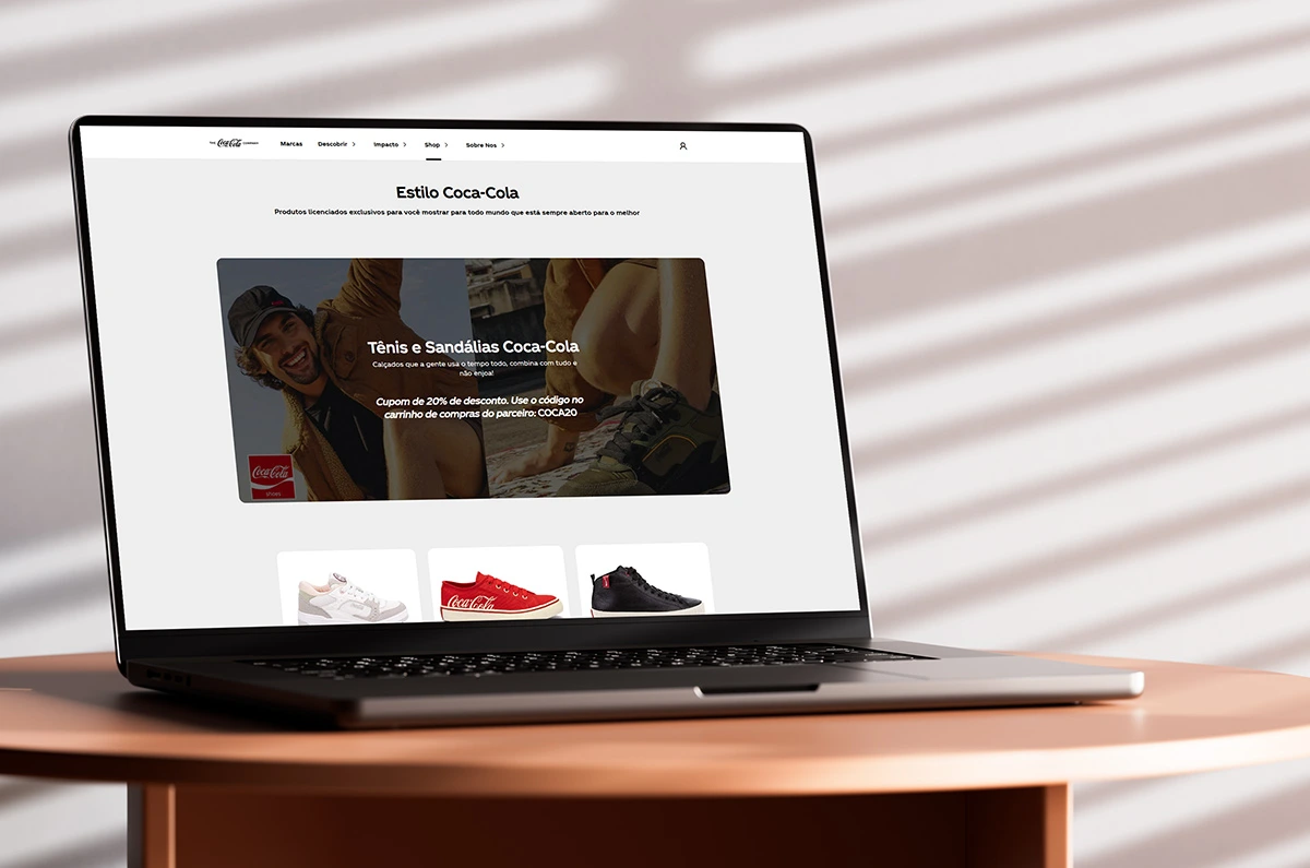 Loja Virtual Magento - Coca Cola