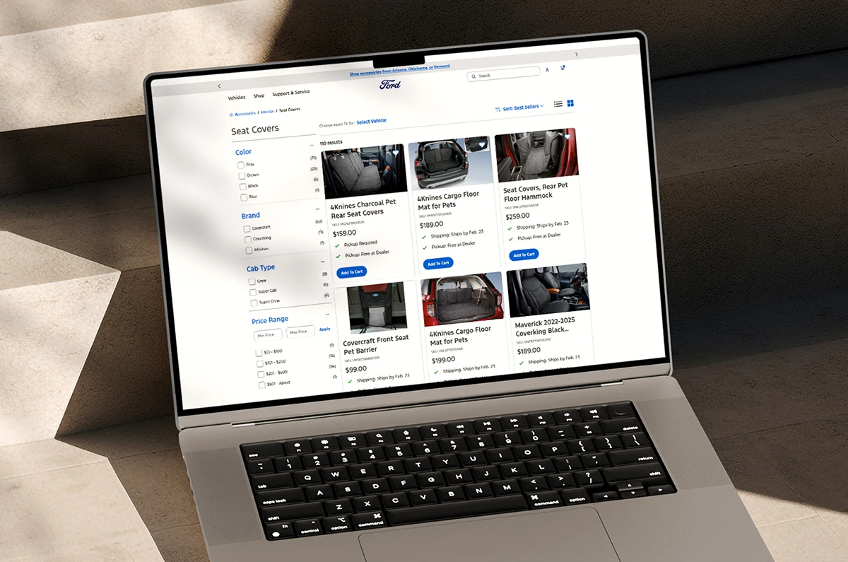Loja Virtual Magento - Ford