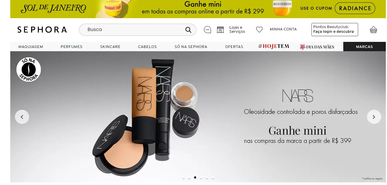 Sephora é o principal marketplace do setor da beleza