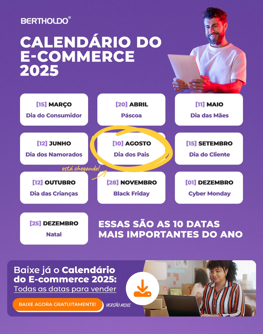 Calendário Comercial 2025 [Download Grátis] melhores datas