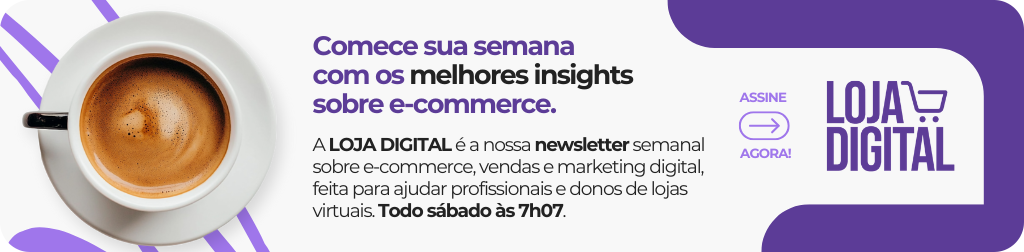 Newsletter semanal sobre e-commerce, vendas e marketing digital