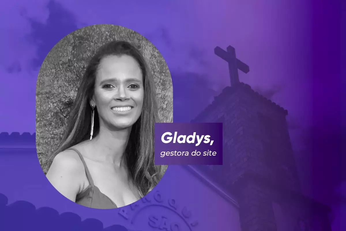 Gladys é voluntária na Paróquia São Sebastião Betânia