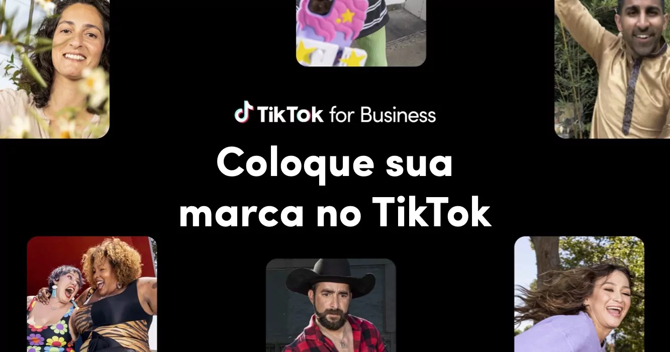 Coloque sua marca no TikTok for Business