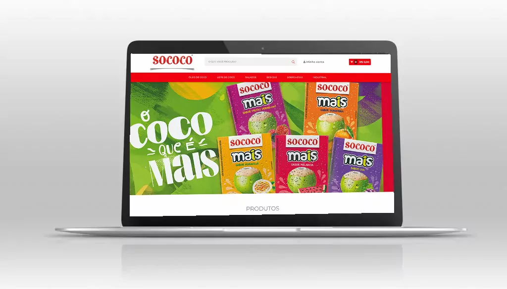 Sococo possui loja virtual baseada no WooCommerce