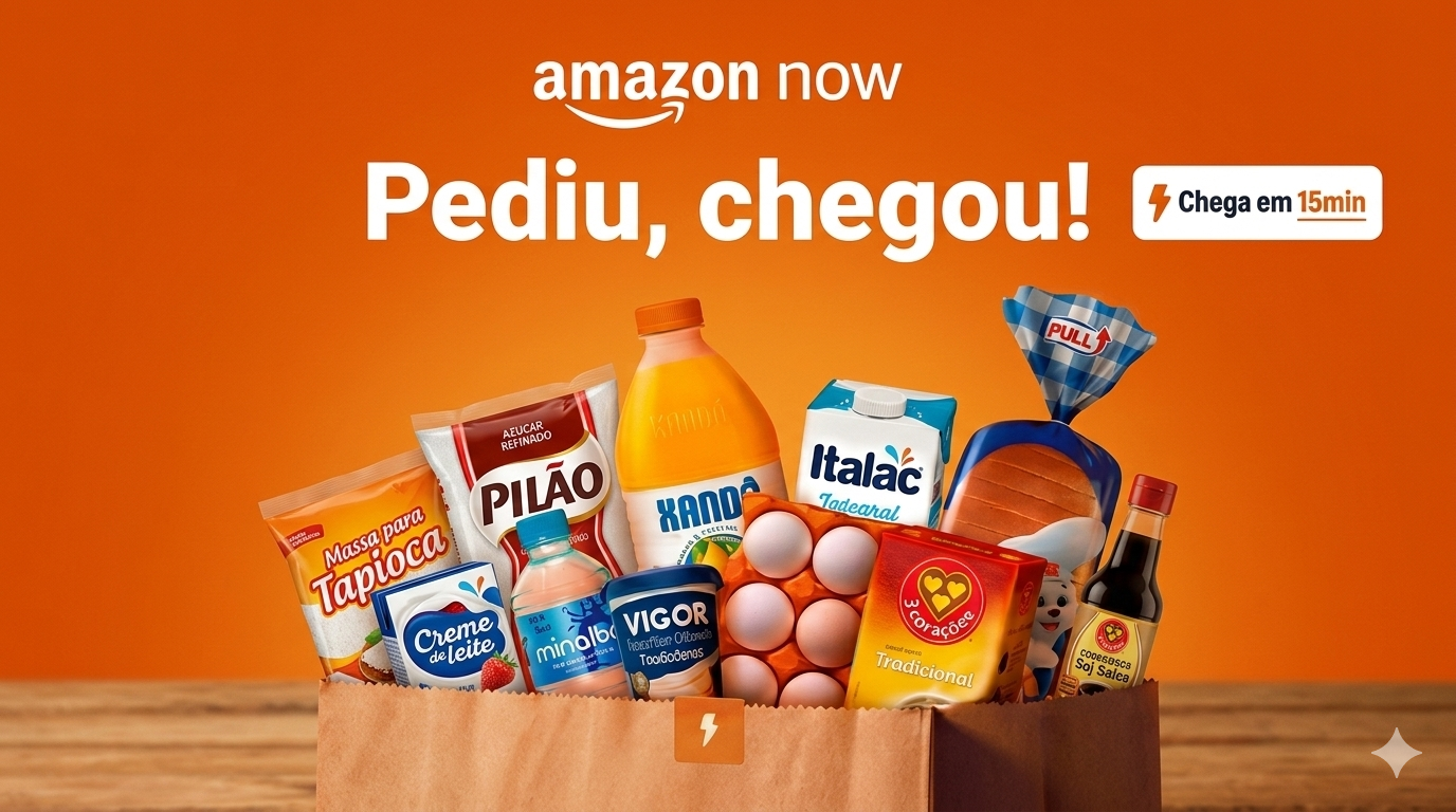 Amazon Now chega com entregas em 15 min no Brasil