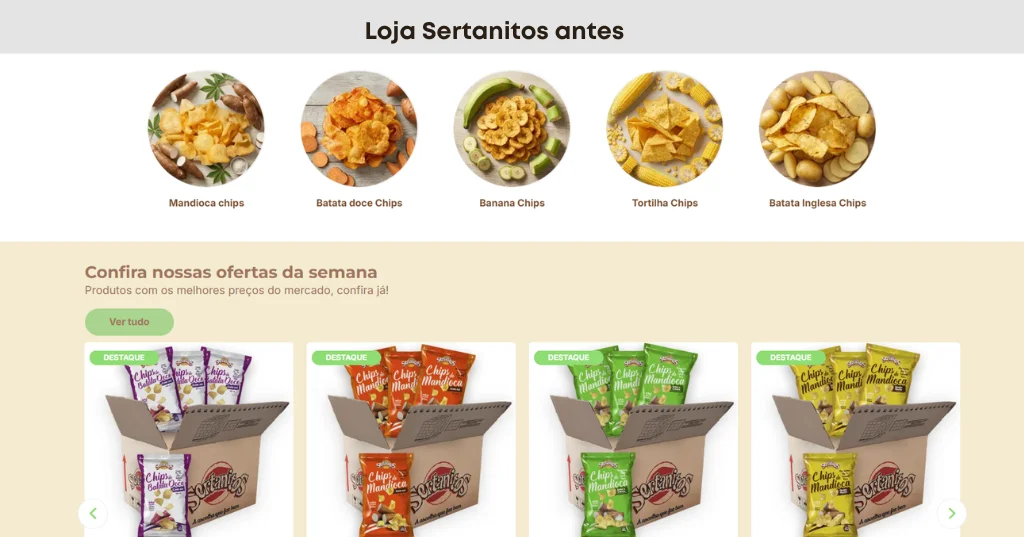 "Da antiga plataforma para uma nova experiência em WooCommerce: conheça a nova loja virtual da Sertanitos desenvolvida pela Bertholdo