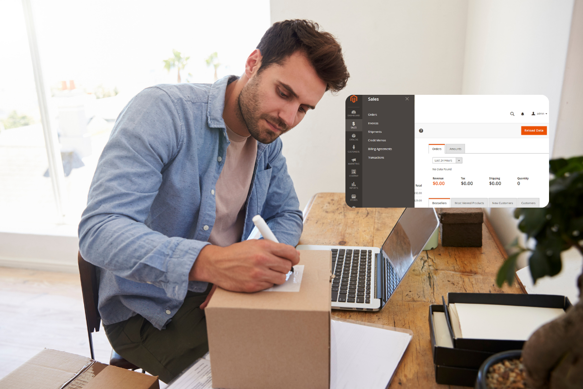 Loja virtual Adobe Commerce com recursos de B2B